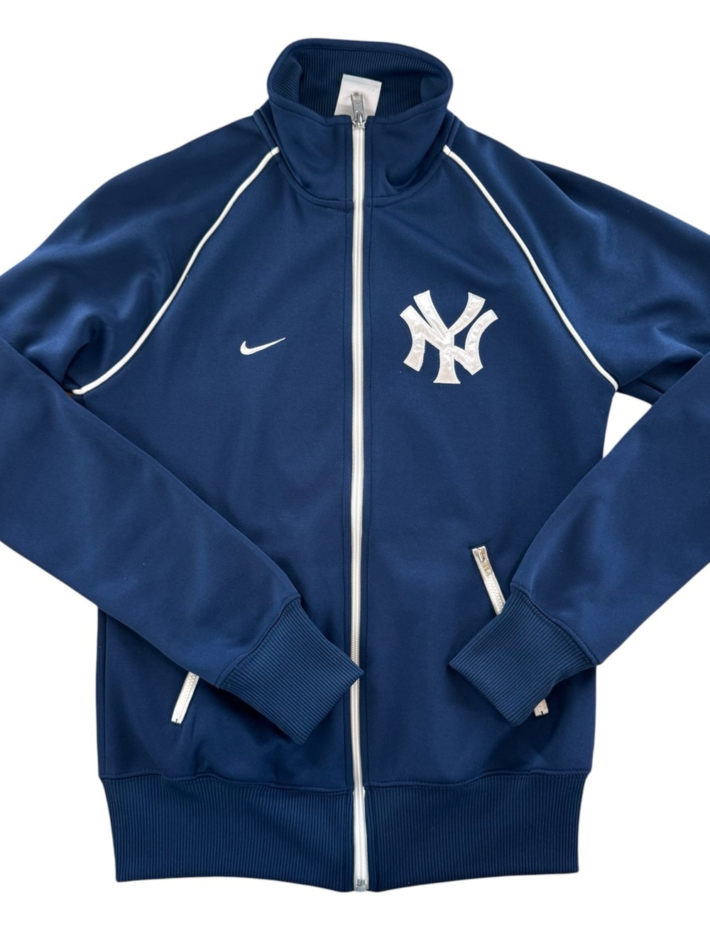 Nike New York Yankees Full Zip Mock Neck Jacket Genuine Merchandise Women’s S